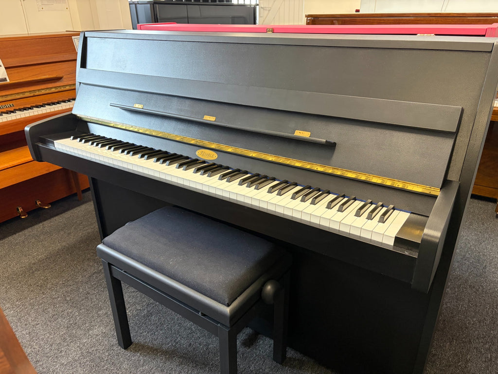 Kemble Cambridge Natural Charcoal Refurbished Upright Piano | All Inclusive Package | Used Model