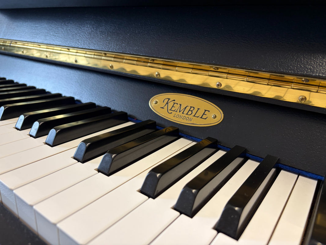 Kemble Cambridge Natural Charcoal Refurbished Upright Piano | All Inclusive Package | Used Model