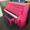Knight K6 Raspberry Punch Refurbished Upright Piano | All Inclusive Package | Used Model
