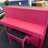Knight K6 Raspberry Punch Refurbished Upright Piano | All Inclusive Package | Used Model