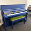 Reid Sohn RS115 Traditional Upright Piano | Hornblower Blue | All Inclusive Package | Refurbished Used Model