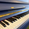 Reid Sohn RS115 Traditional Upright Piano | Hornblower Blue | All Inclusive Package | Refurbished Used Model